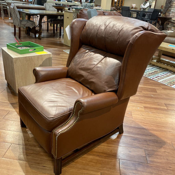 Brown Leather NH Occasional Chair